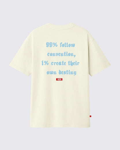 FLEX CAMISETA OVERSIZE MARFIL NEA