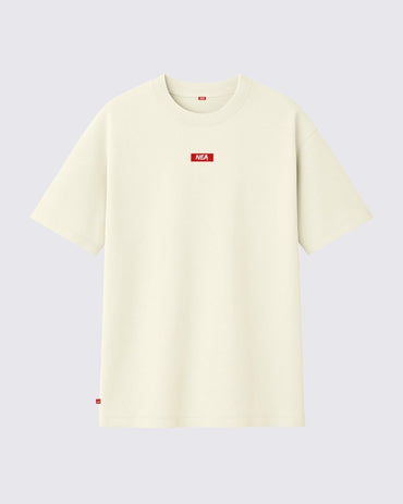 FLOW CAMISETA OVERSIZE MARFIL NEA