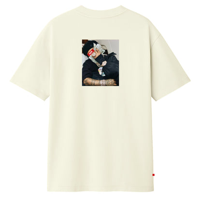 FLOW CAMISETA OVERSIZE MARFIL