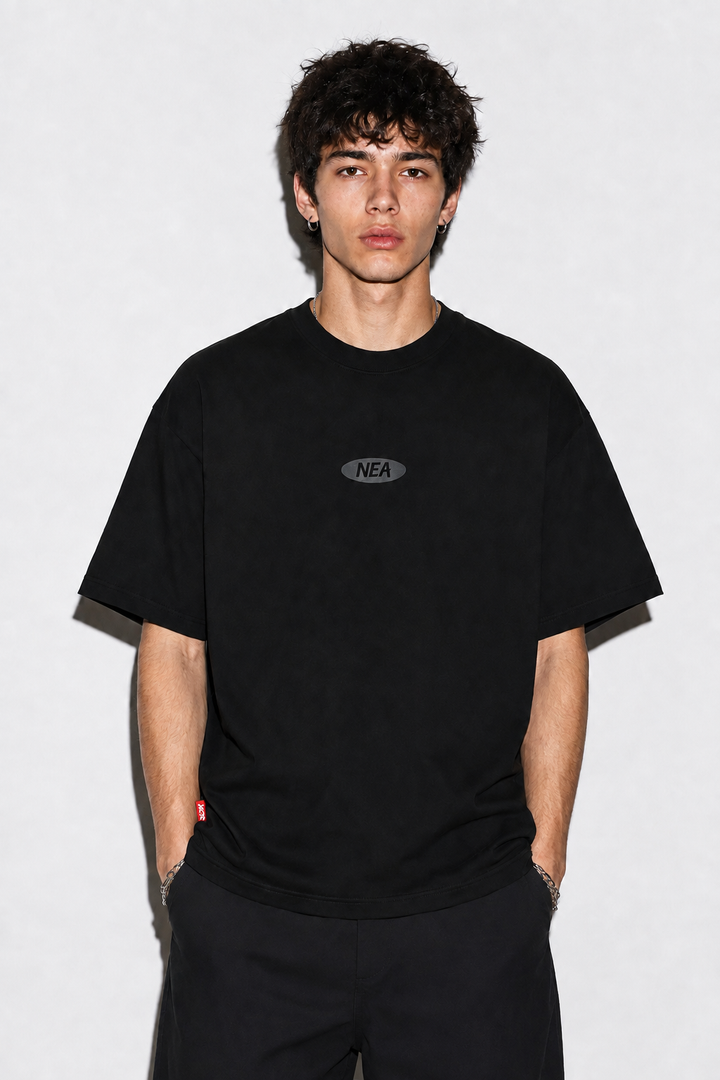 CAMISETA OVERSIZE FRANK NEGRO NEA