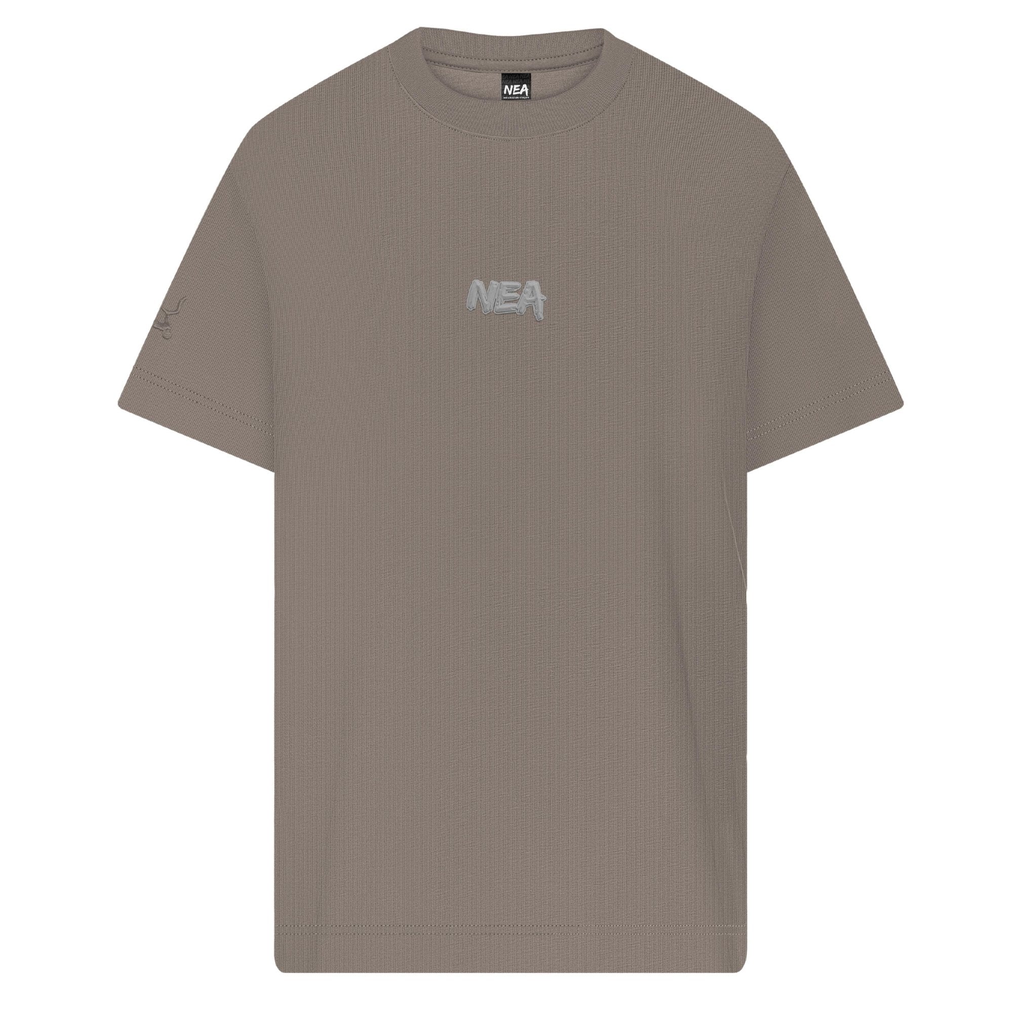 GABEL CAMISETA BOX FIL TAUPE - NEA