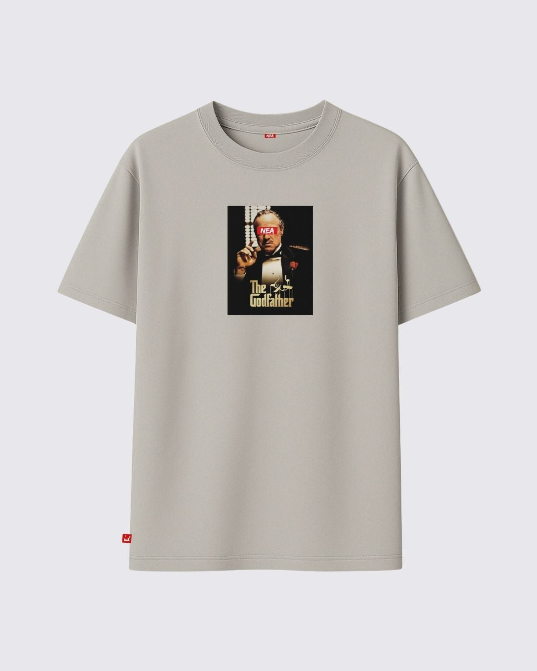 GOD FATHER CAMISETA OVERSIZE GRIS NEA