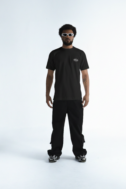 CAMISETA REGULAR HOMBRE RISE NEGRO