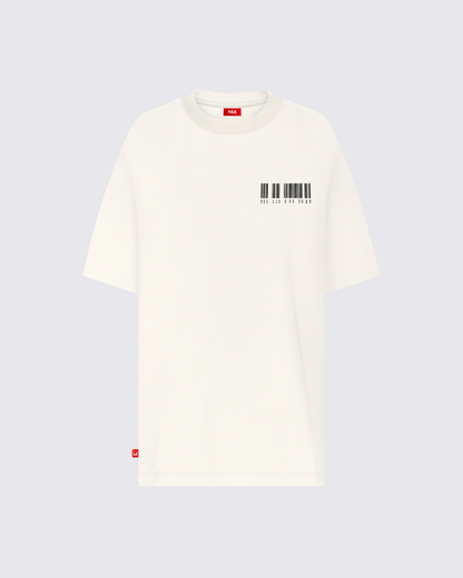 CAMISETA OVERSIZE HARI MARFIL NEA