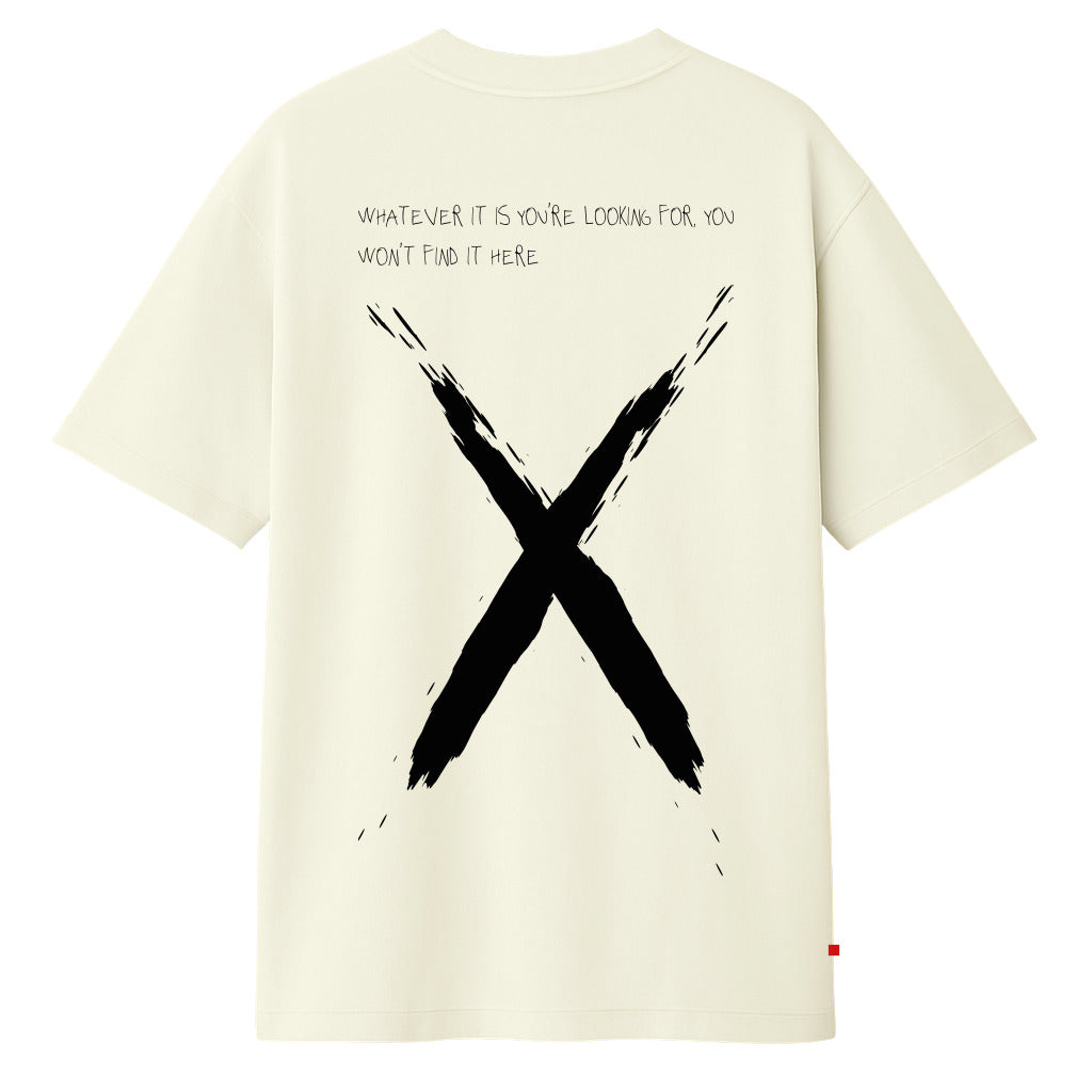 IRREVERENT CAMISETA OVERSIZE MARFIL