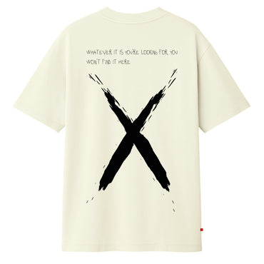 IRREVERENT CAMISETA OVERSIZE MARFIL