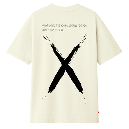 IRREVERENT CAMISETA OVERSIZE MARFIL