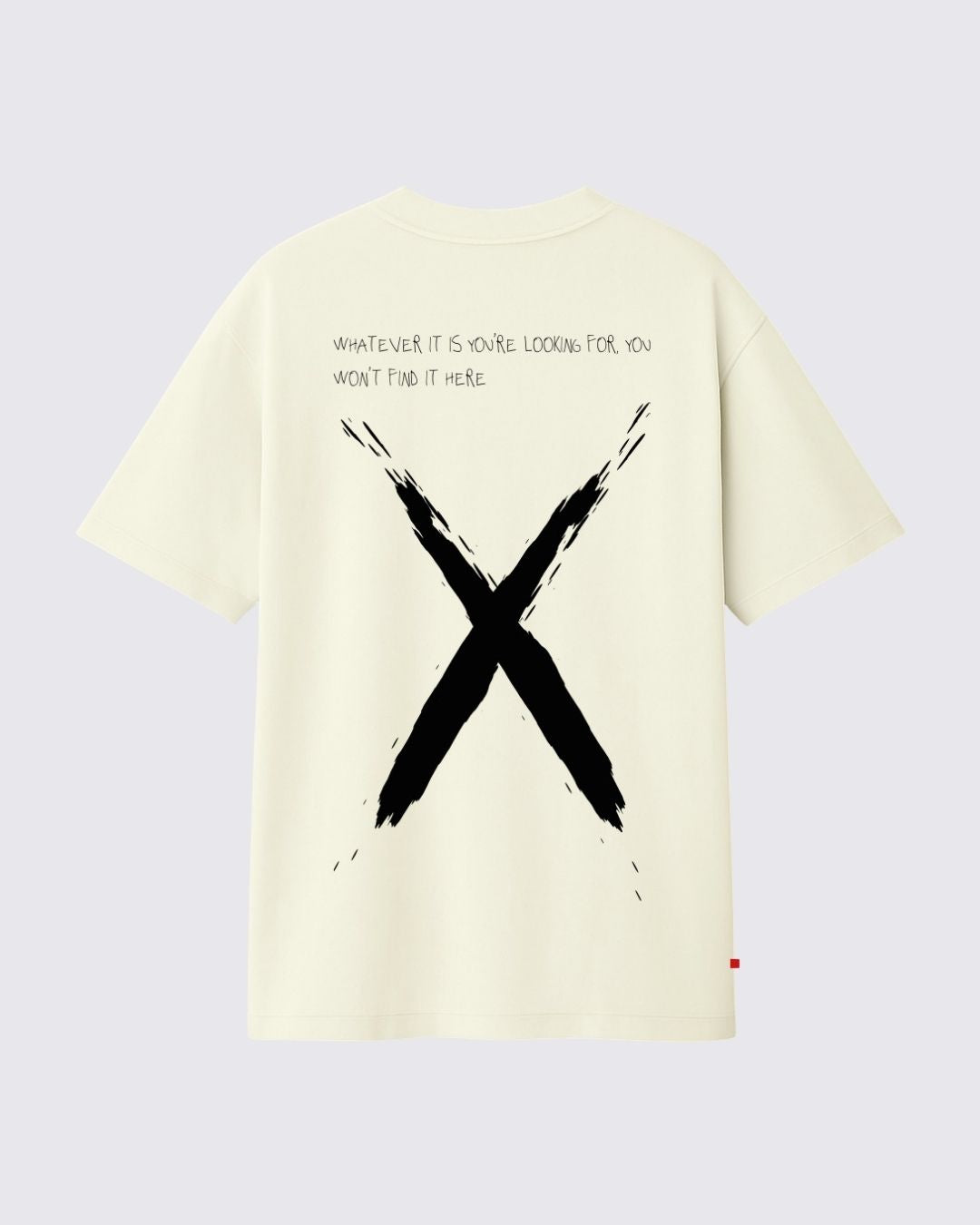 IRREVERENT CAMISETA OVERSIZE MARFIL NEA