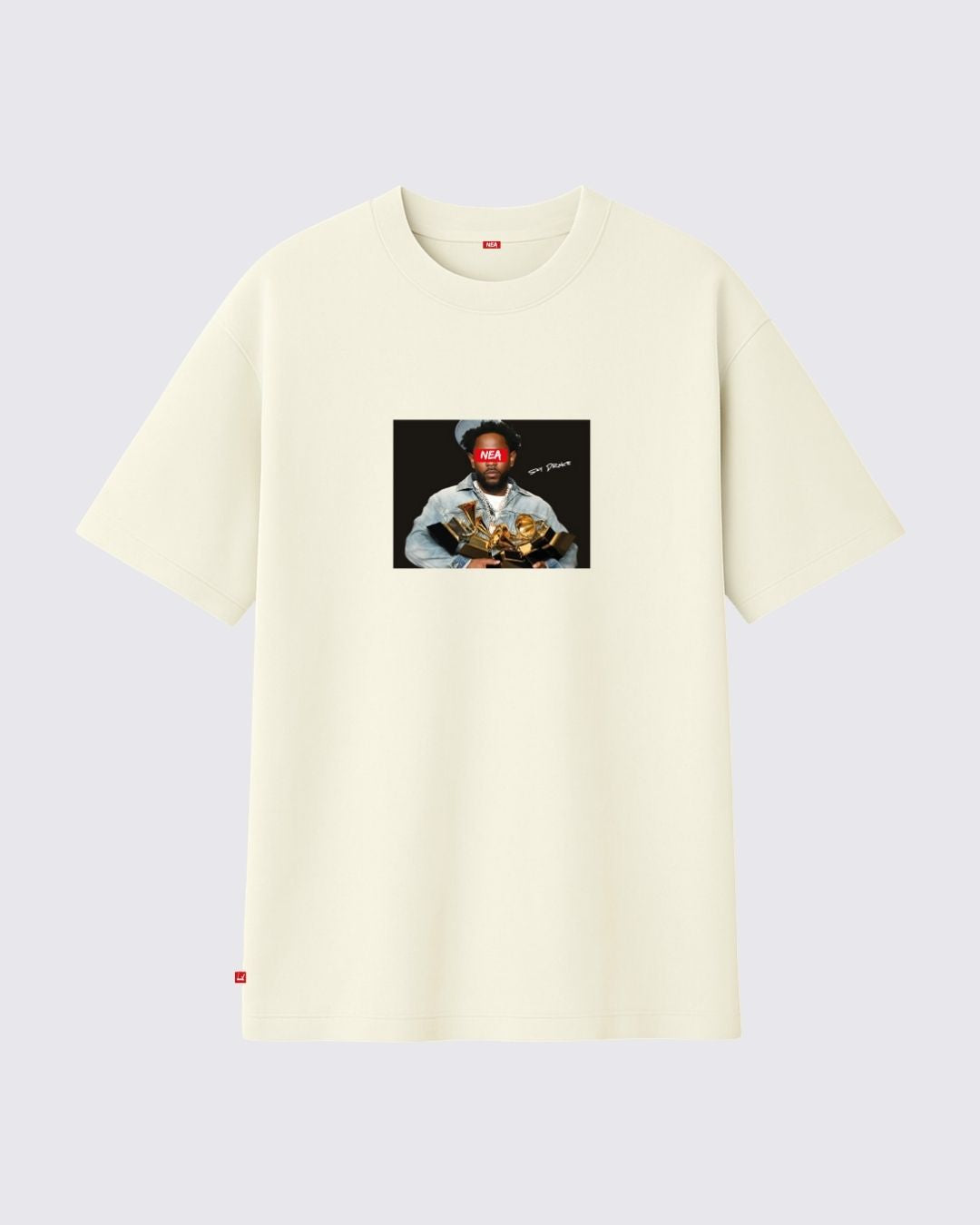 LAMAR CAMISETA OVERSIZE MARFIL NEA
