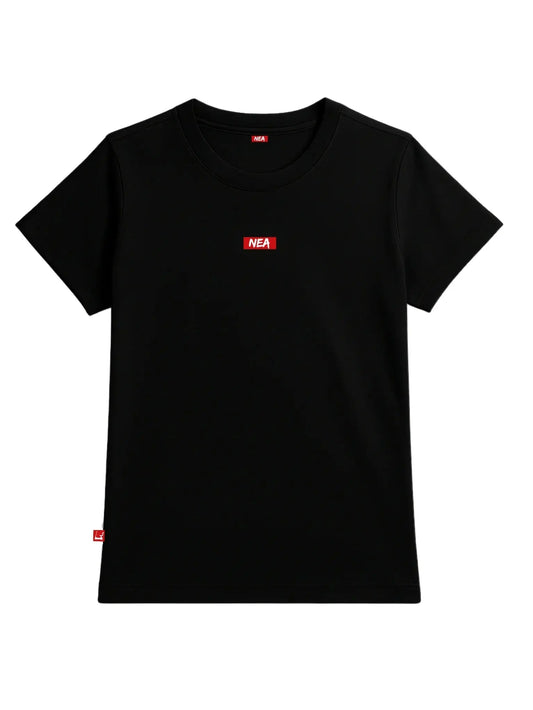 LUCI CAMISETA PARA MUJER NEGRA NEA