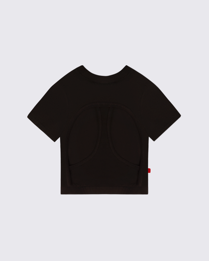 CROP TOP LUSH NEGRO NEA