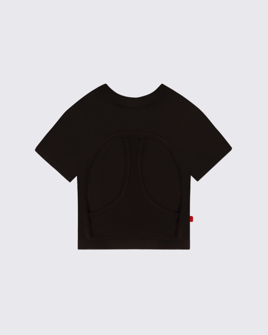 CROP TOP LUSH NEGRO NEA