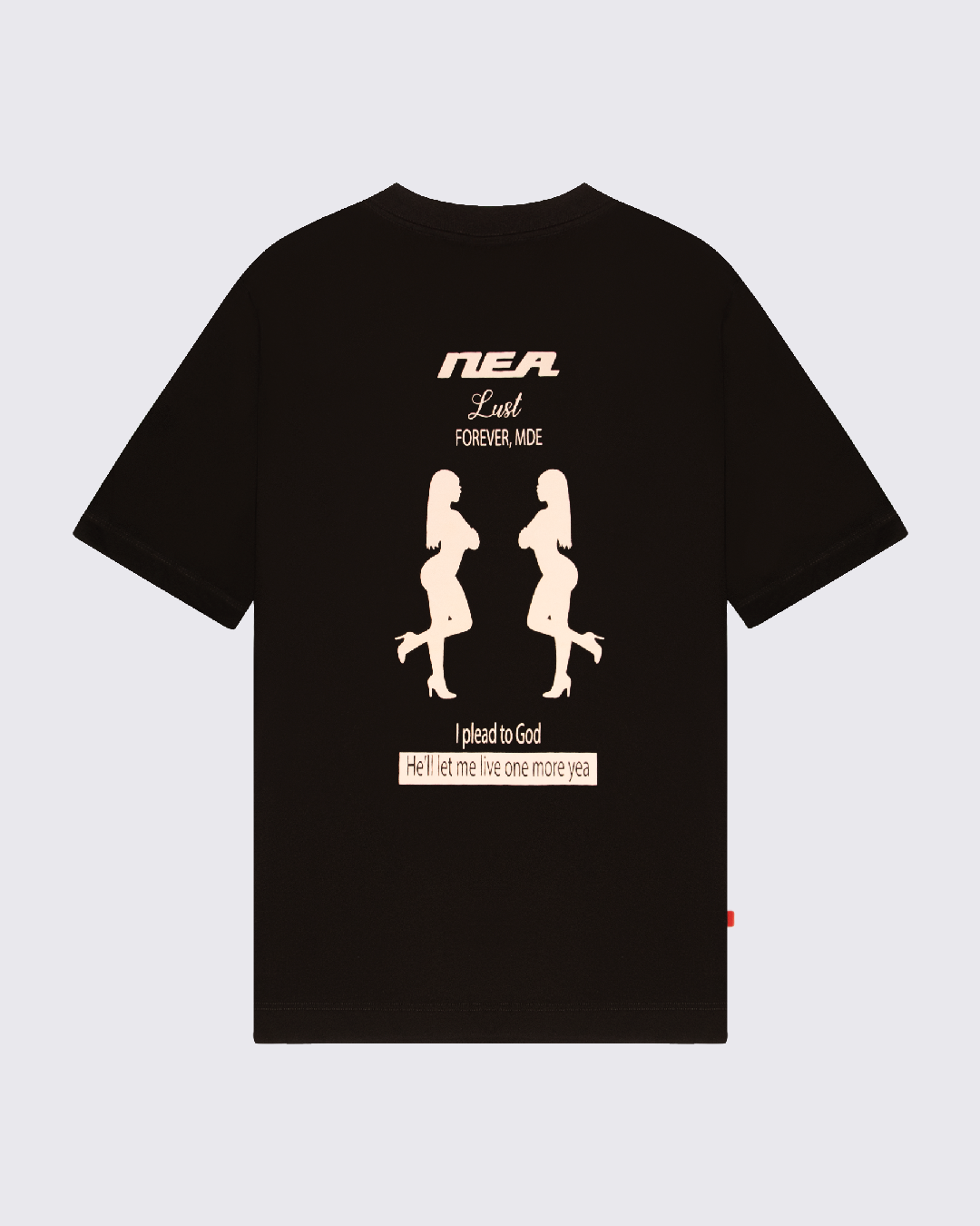 CAMISETA REGULAR HOMBRE LUST NEGRO