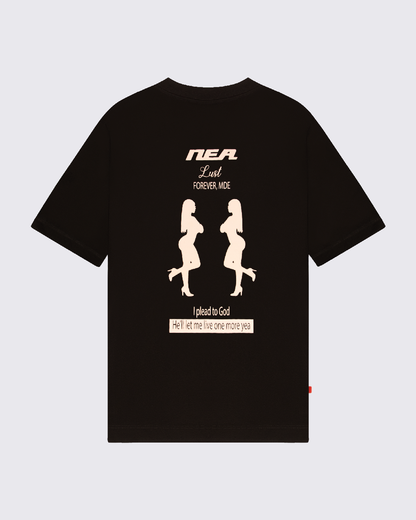 CAMISETA REGULAR HOMBRE LUST NEGRO