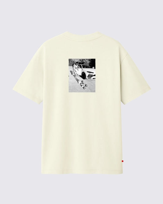 LUXURY CAMISETA REGULAR MARFIL NEA