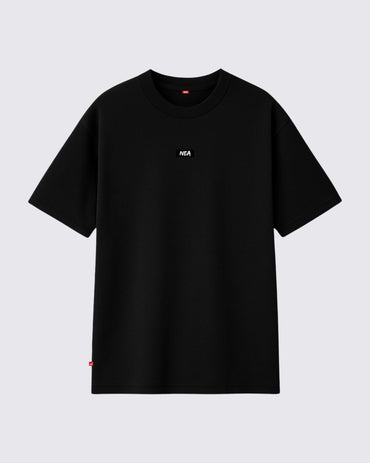 LUXURY CAMISETA REGULAR NEGRA NEA