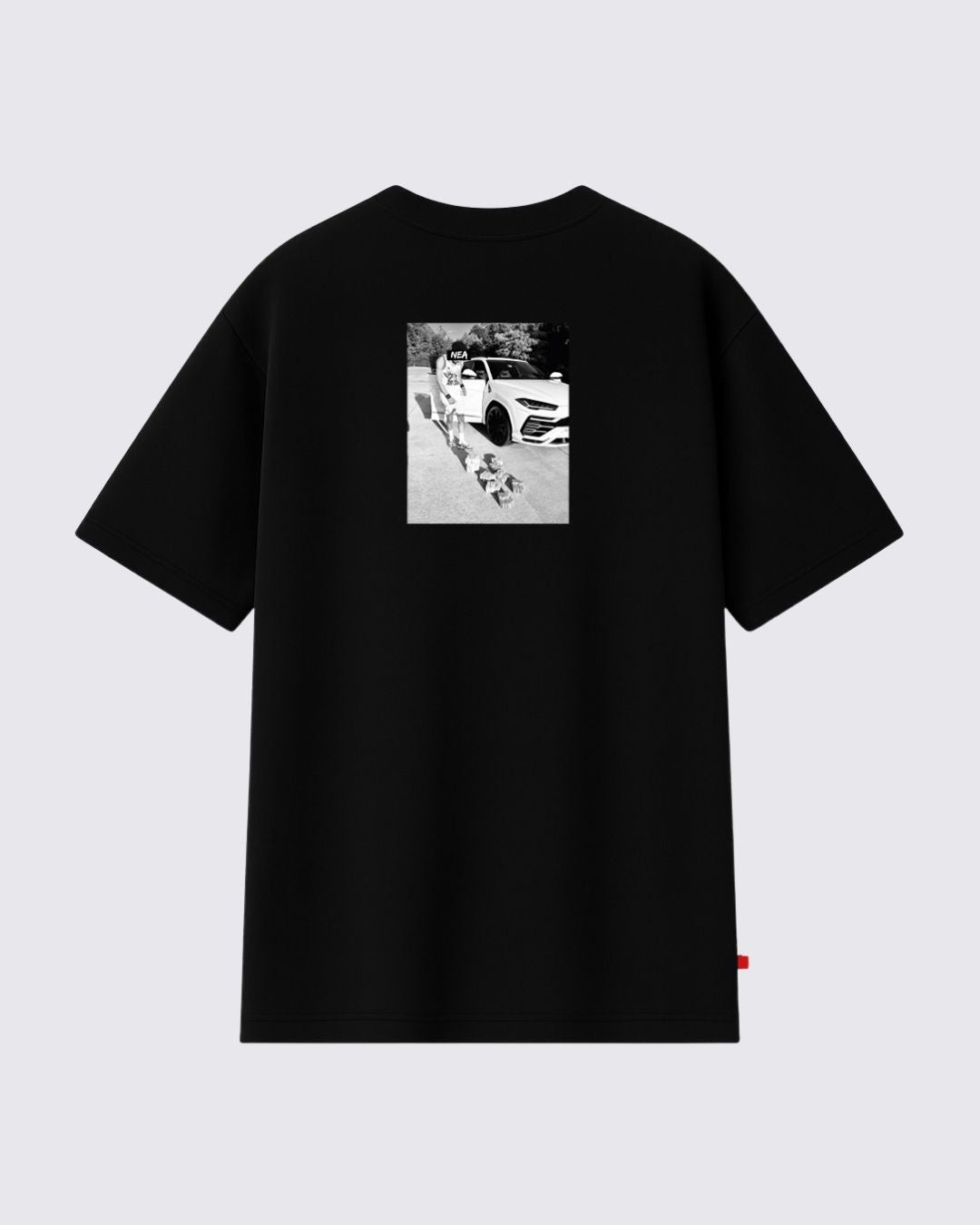 LUXURY CAMISETA REGULAR NEGRA NEA