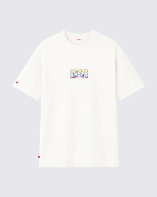 LYBERTY CAMISETA OVERSIZE BLANCA NEA