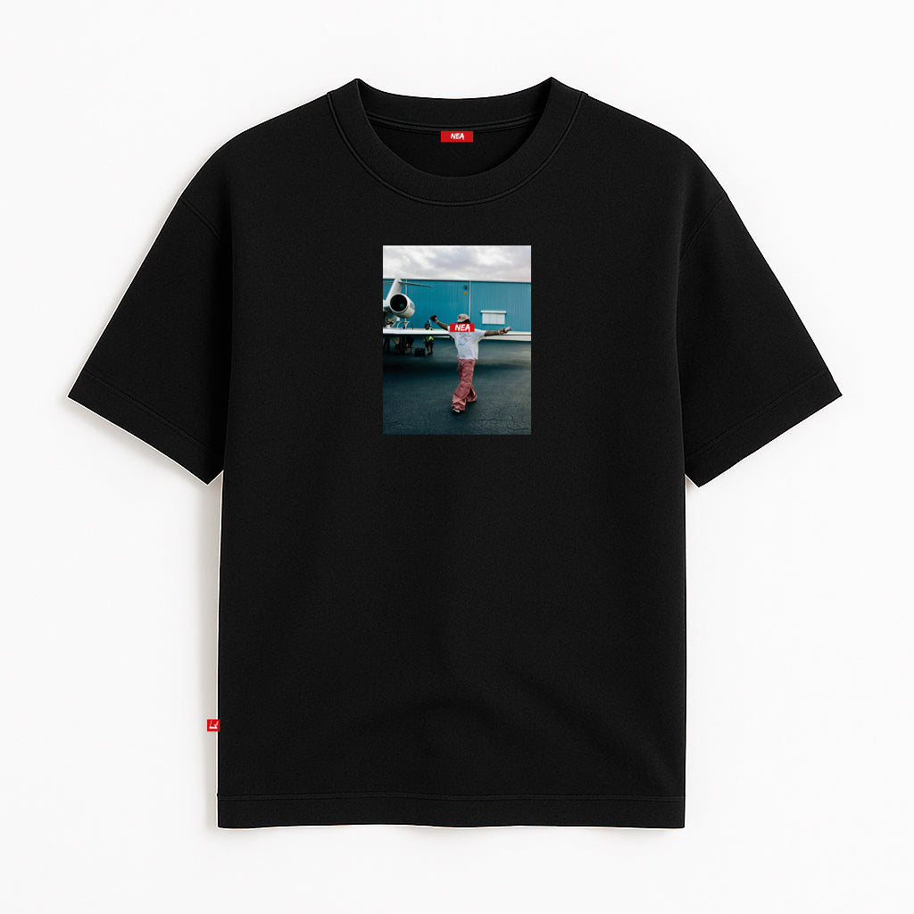 LUXURY CAMISETA OVERSIZE NEGRA