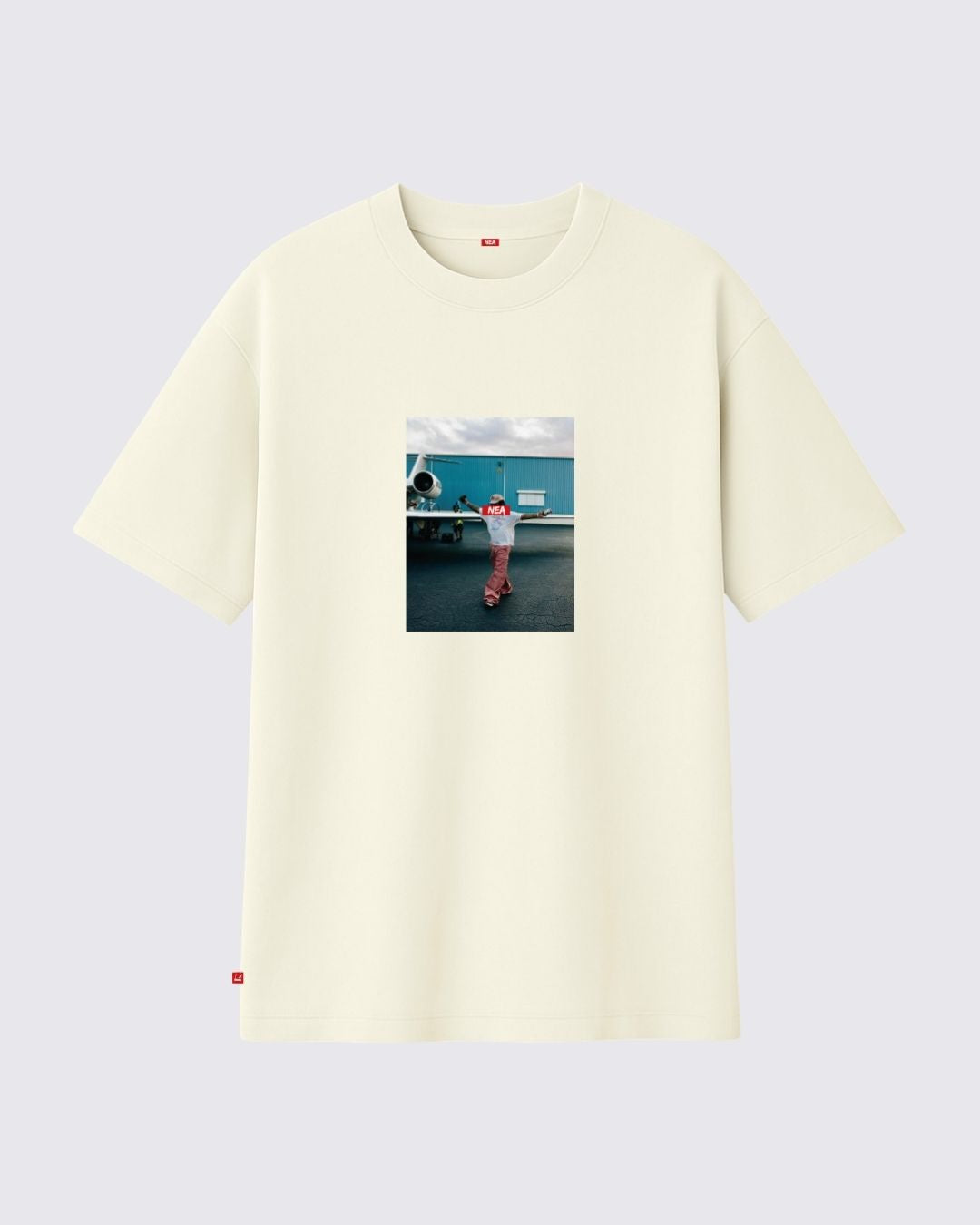 MASTER CAMISETA OVERSIZE MARFIL NEA