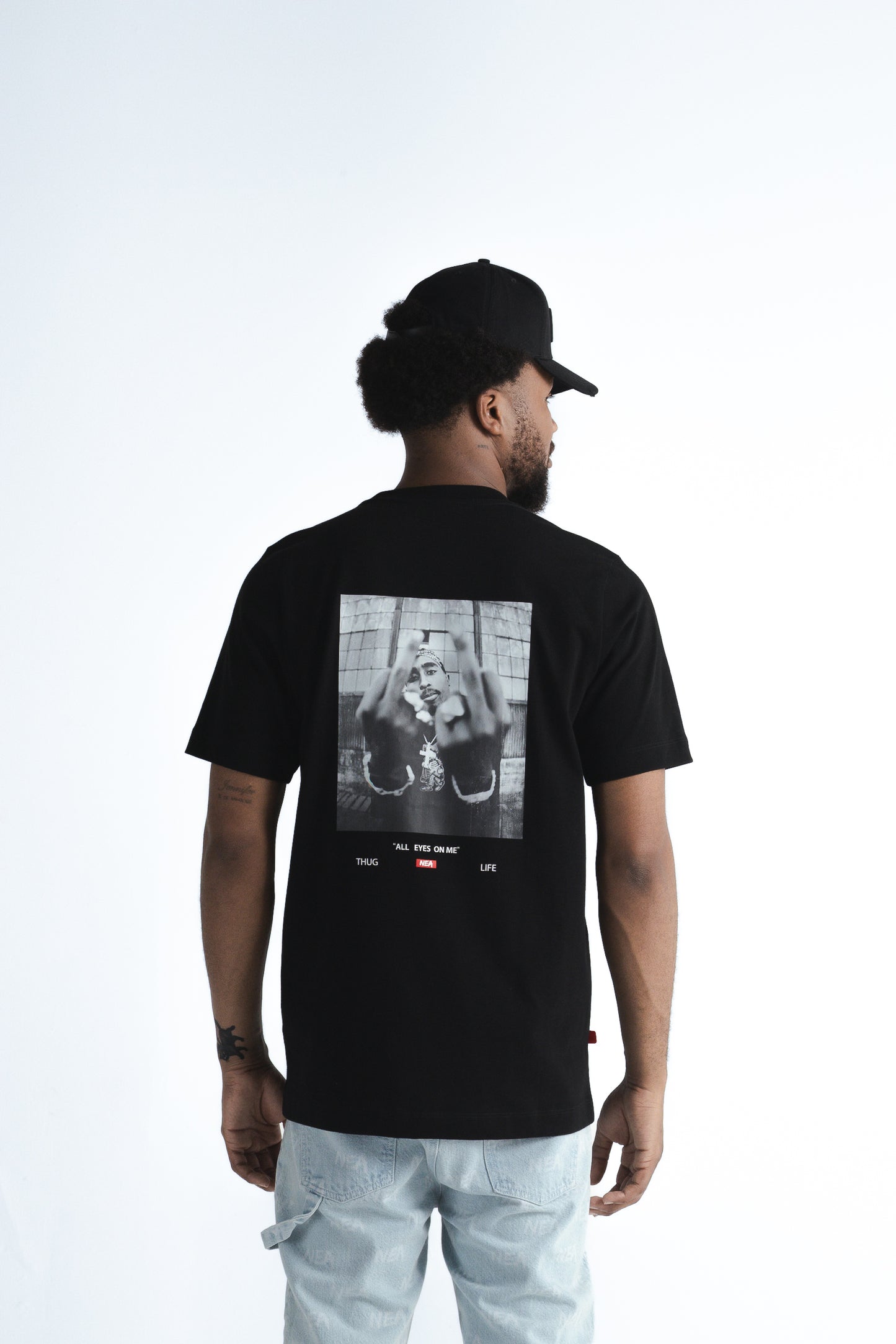 CAMISETA REGULAR HOMBRE THUNG NEGRO