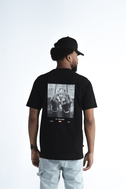 CAMISETA REGULAR HOMBRE THUNG NEGRO