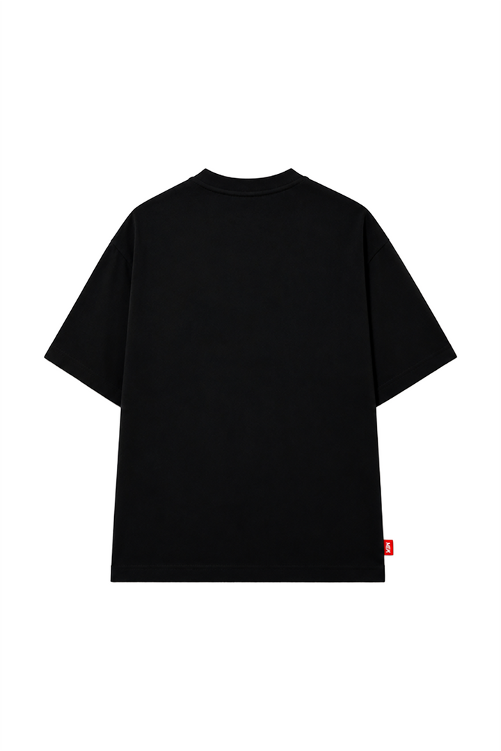 CAMISETA OVERSIZE CAPONE NEGRO NEA
