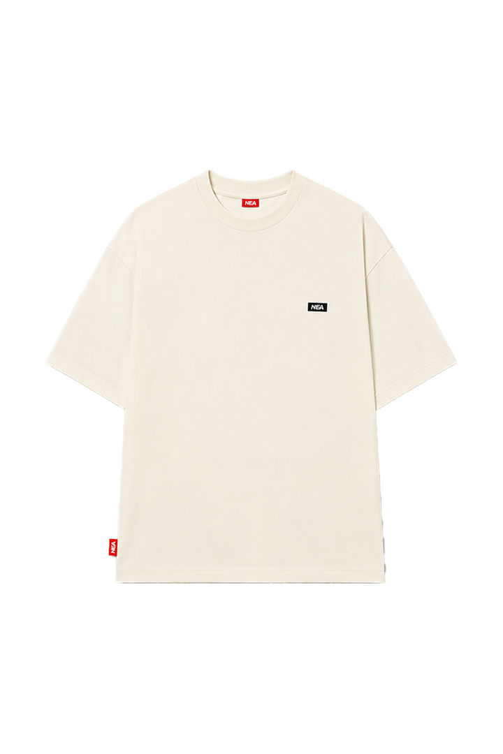 CAMISETA OVERSIZE CAPONE MARFIL NEA