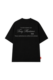 CAMISETA OVERSIZE GREED NEGRO NEA