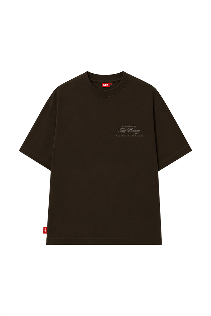CAMISETA OVERSIZE GREED CAFÉ NEA