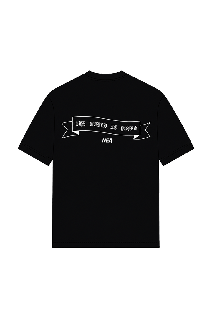 CAMISETA OVERSIZE UNTAMED NEGRO NEA