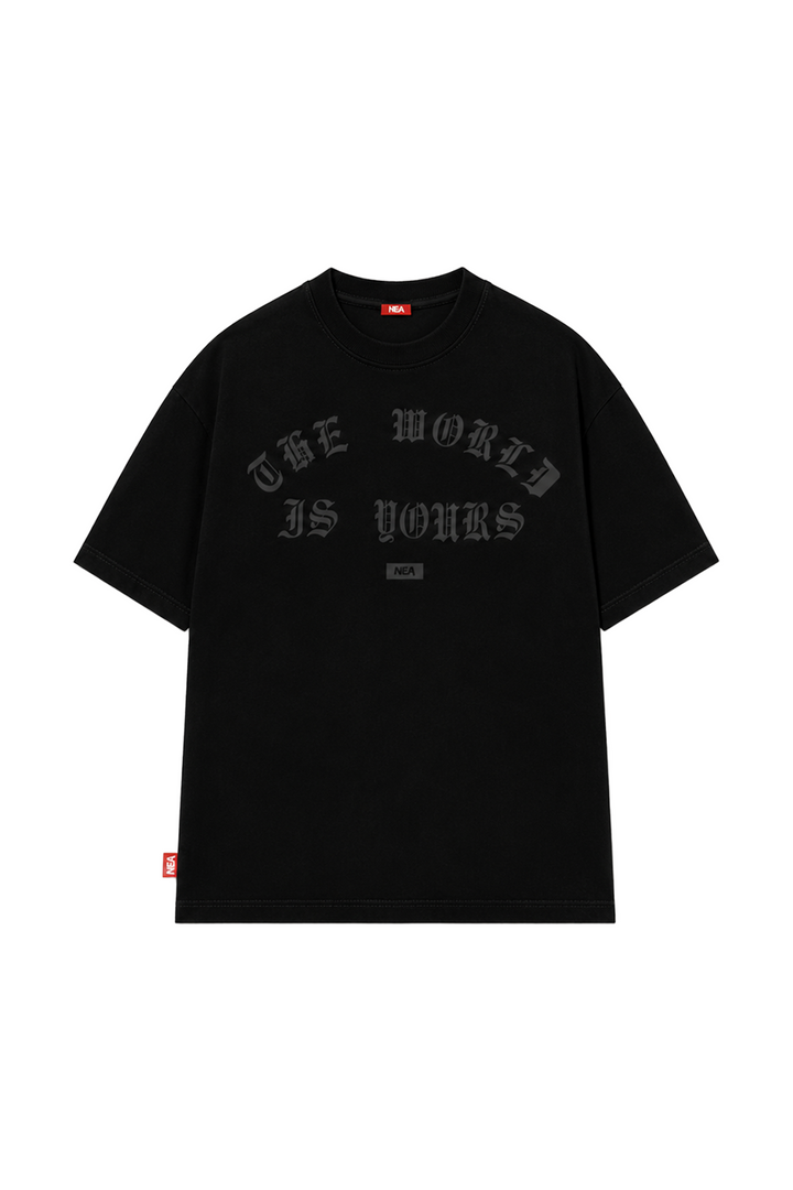 CAMISETA OVERSIZE WORD NEGRO NEA