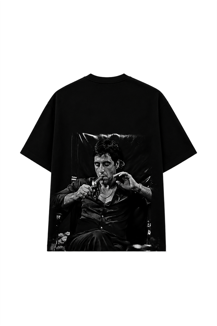 CAMISETA OVERSIZE CUBANO NEGRO NEA