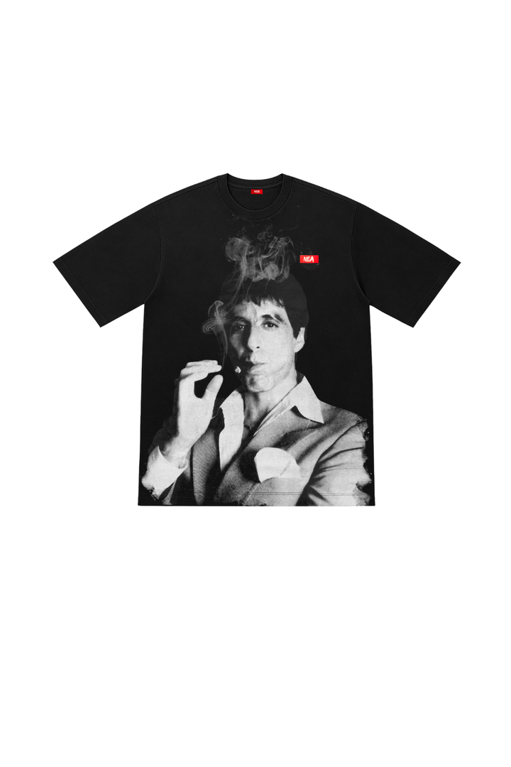 CAMISETA OVERSIZE MASCULINO PURO NEGRO