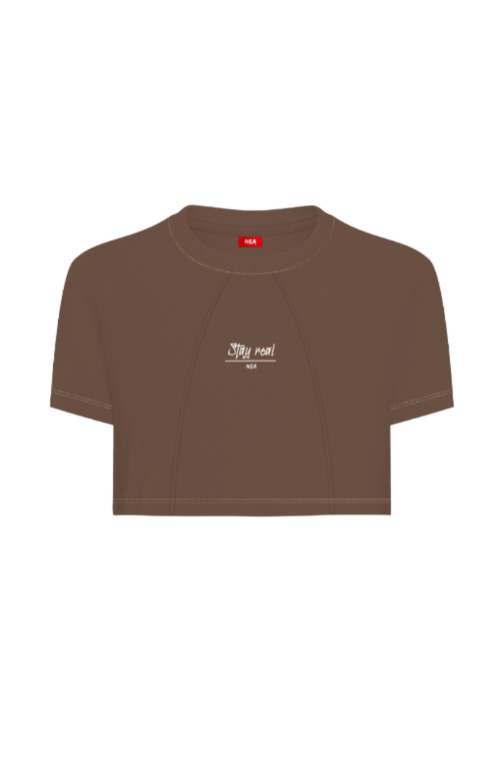 CROP TOP ETHOS TAUPE