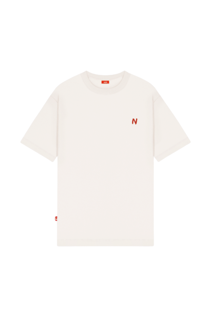 CAMISETA REGULAR HOMBRE OVERVIEW MARFIL