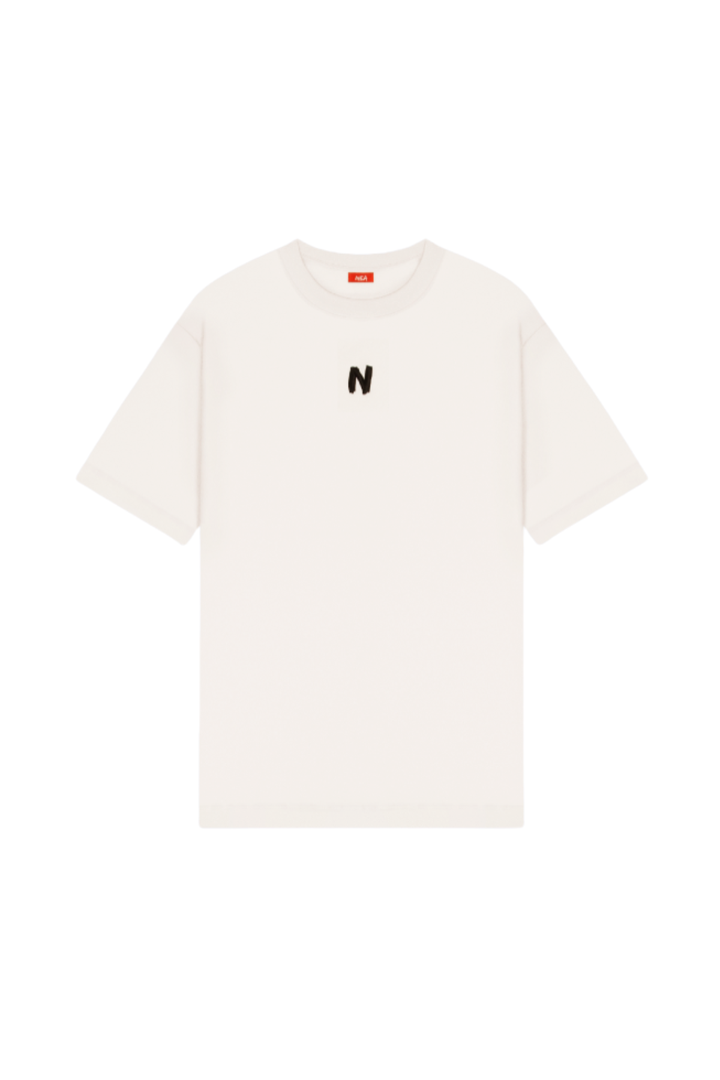 CAMISETA OVERSIZE REAL MARFIL