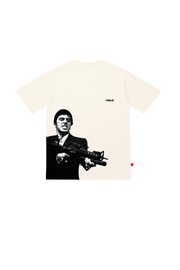 CAMISETA OVERSIZE MASCULINO ICONO MARFIL - MARFIL