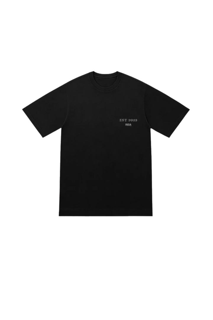 CAMISETA REGULAR HOMBRE CONSTANCIA NEGRO
