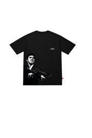 CAMISETA OVERSIZE MASCULINO ICONO NEGRO - Negro