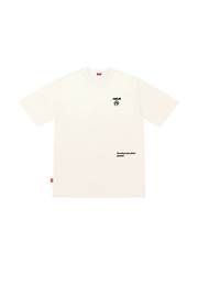 CAMISETA OVERSIZE MASCULINO WORLD MARFIL - MARFIL