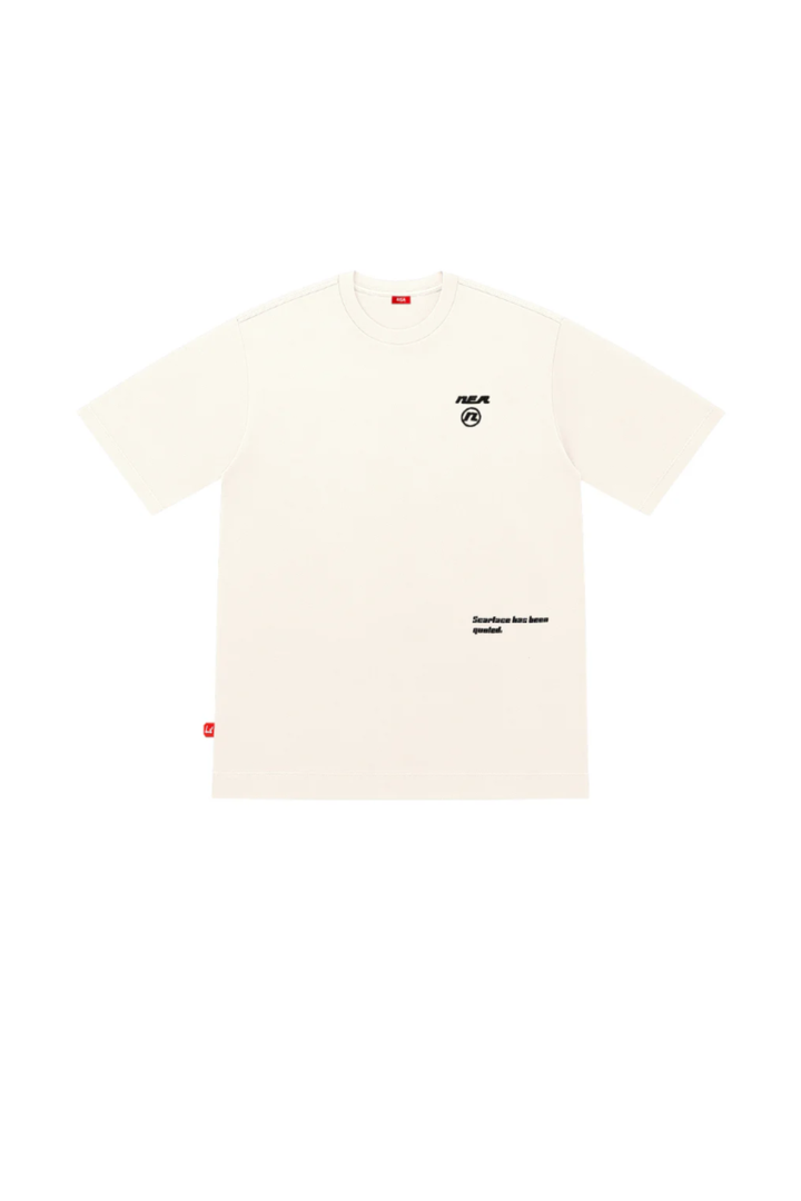CAMISETA OVERSIZE MASCULINO WORLD MARFIL