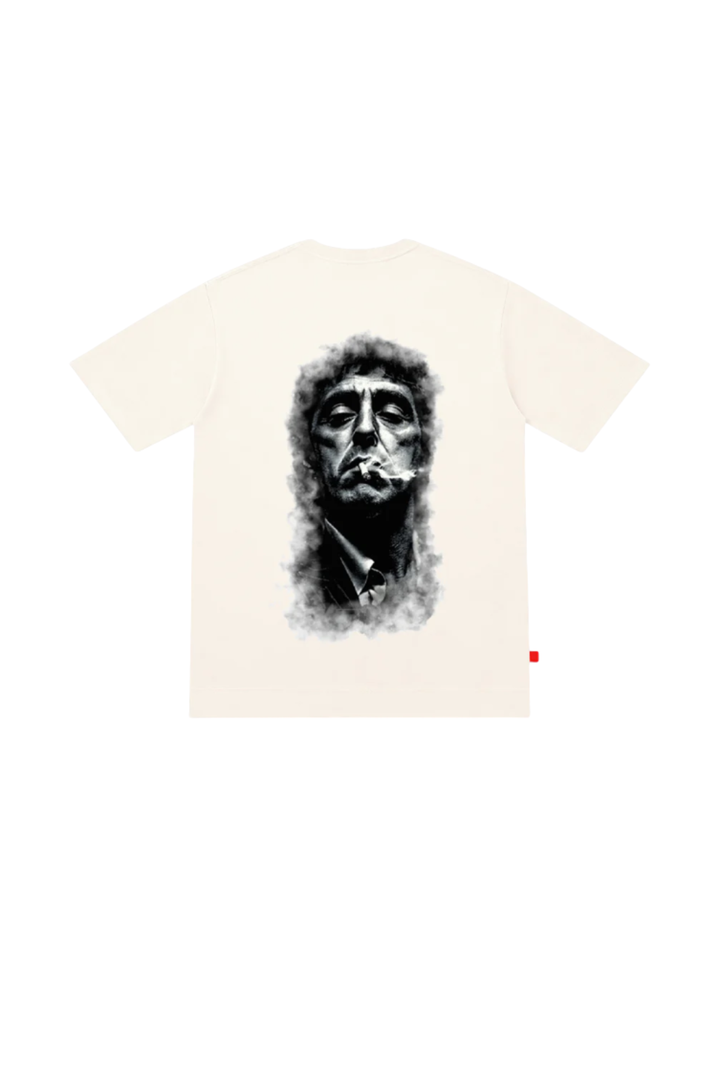 CAMISETA OVERSIZE MASCULINO SCAR MARFIL