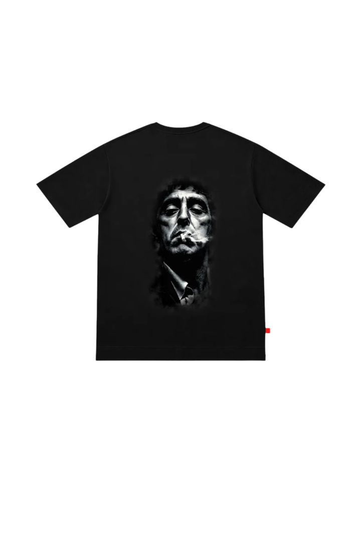 CAMISETA OVERSIZE MASCULINO SCAR NEGRO