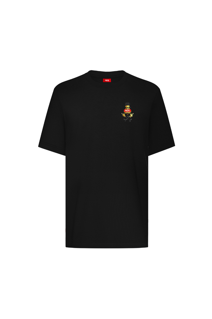 CAMISETA OVERSIZE HOMBRE HIGH$ NEGRO