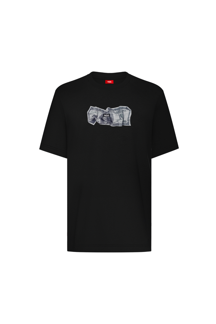 CAMISETA OVERSIZE HOMBRE BUCK NEGRO