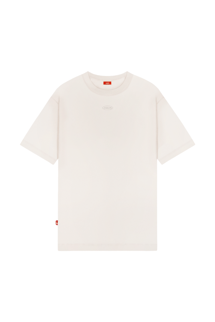 CAMISETA OVERSIZE CREW MARFIL
