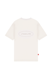 CAMISETA OVERSIZE CREW MARFIL
