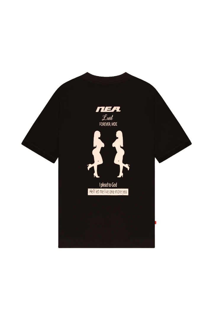 CAMISETA REGULAR HOMBRE LUST NEGRO