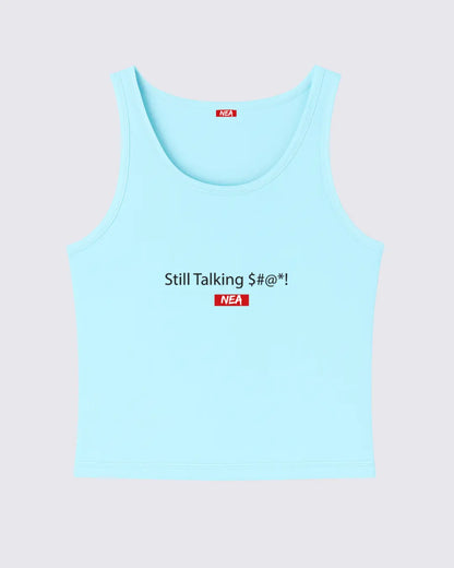 NAWI CROP TOP AZUL NEA
